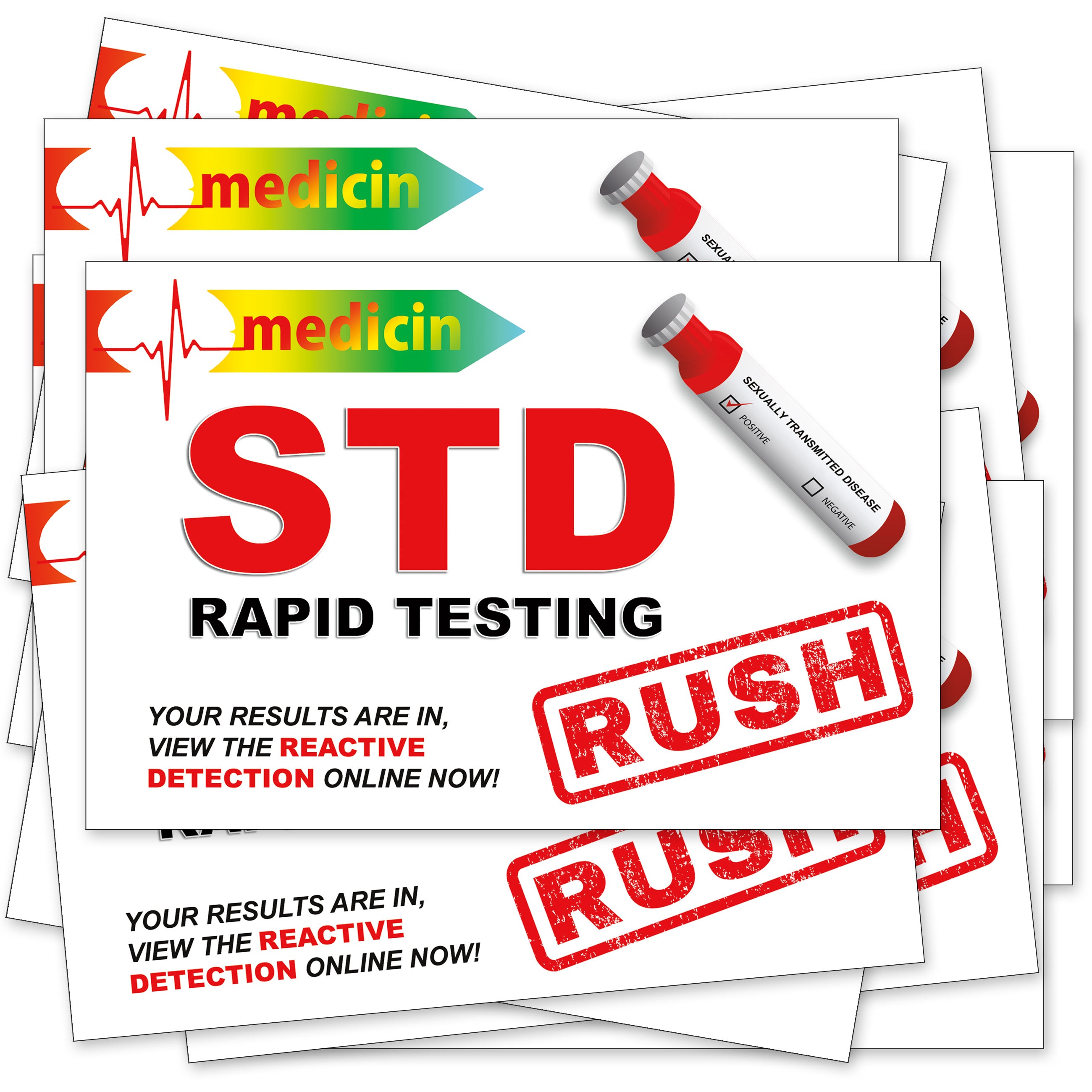 12 Pack Prank STD Postcards Design Doggie