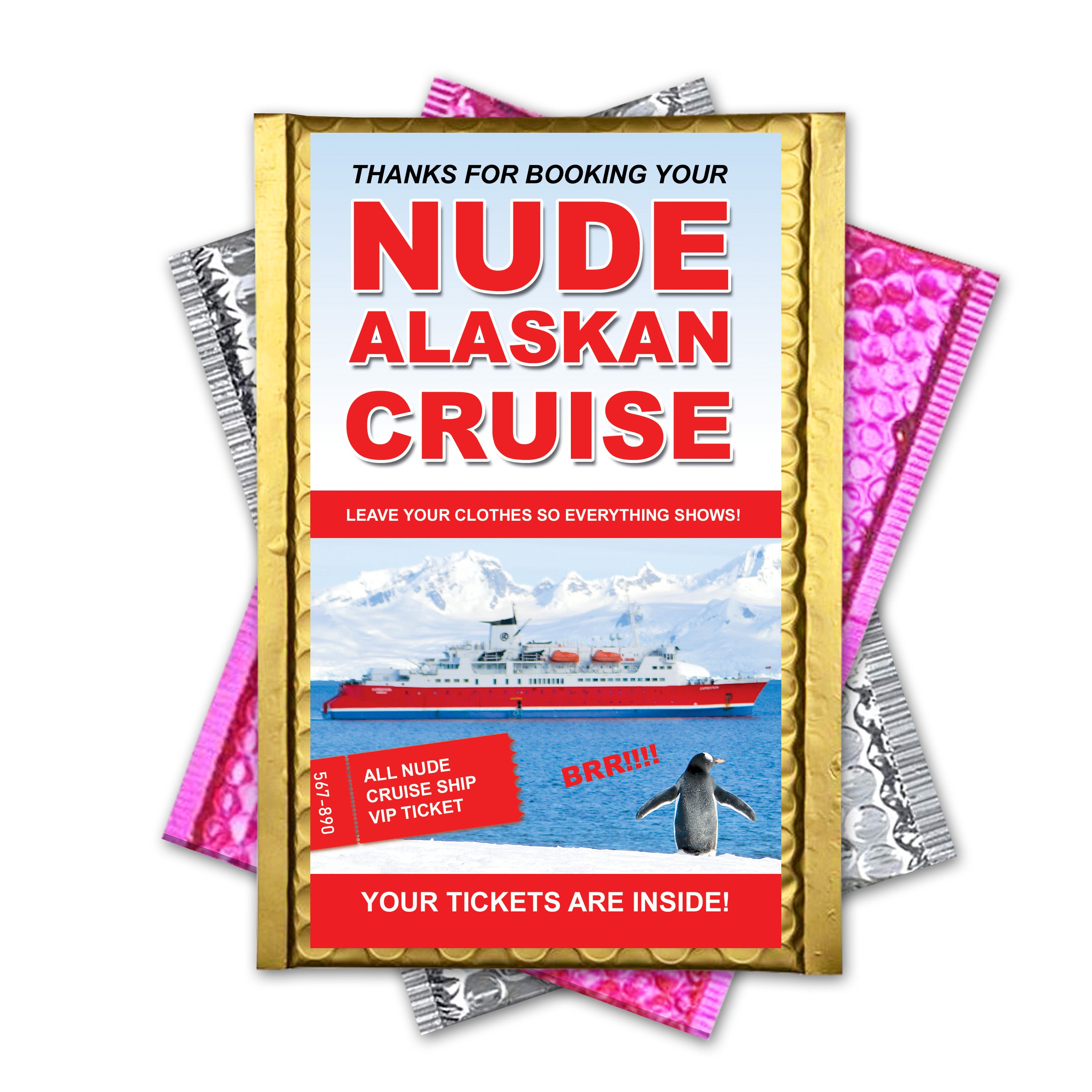 Nude Alaskan Cruise Prank Mail – Design Doggie