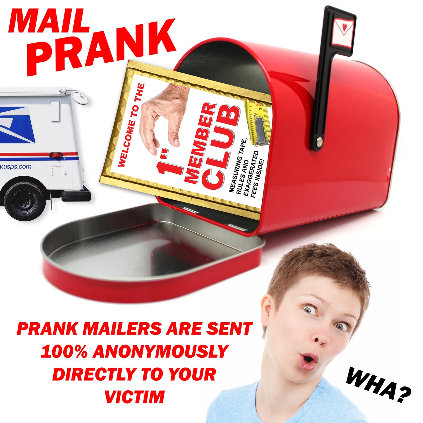 1 Inch Member Club Prank Mail Gag Gift