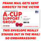 A-Cup Support Group Anonymous Mail Prank Letter