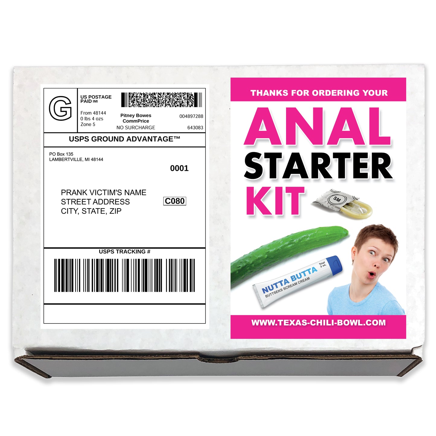 Anal Starter Kit Prank Mailer Gag Gift