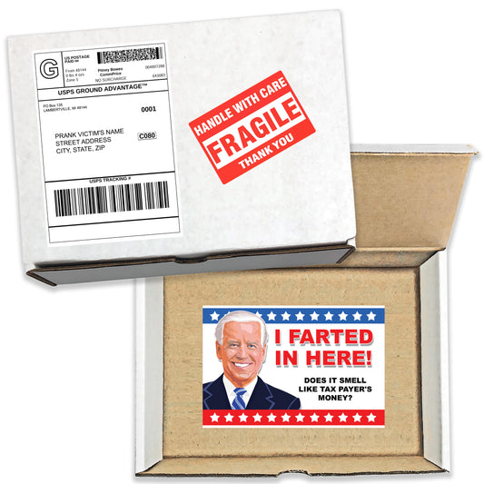 Joe Biden Fart Prank Box Mail