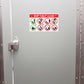 Funny Men's Bathroom Toilet Prank Stickers 12 QTY