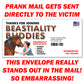 Beastiality Buddies Prank Letter