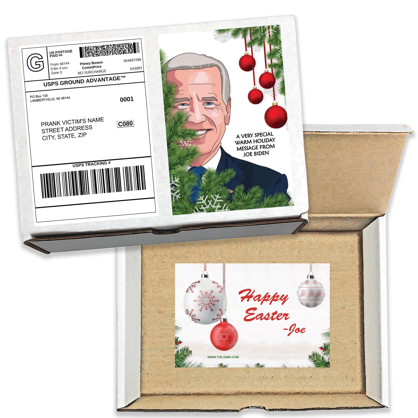 Joe Biden Christmas Holiday Prank Mail