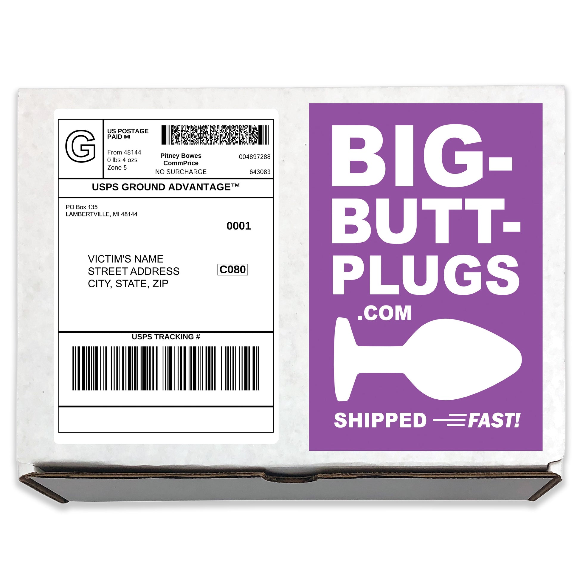 Big Butt Plugs Prank Box
