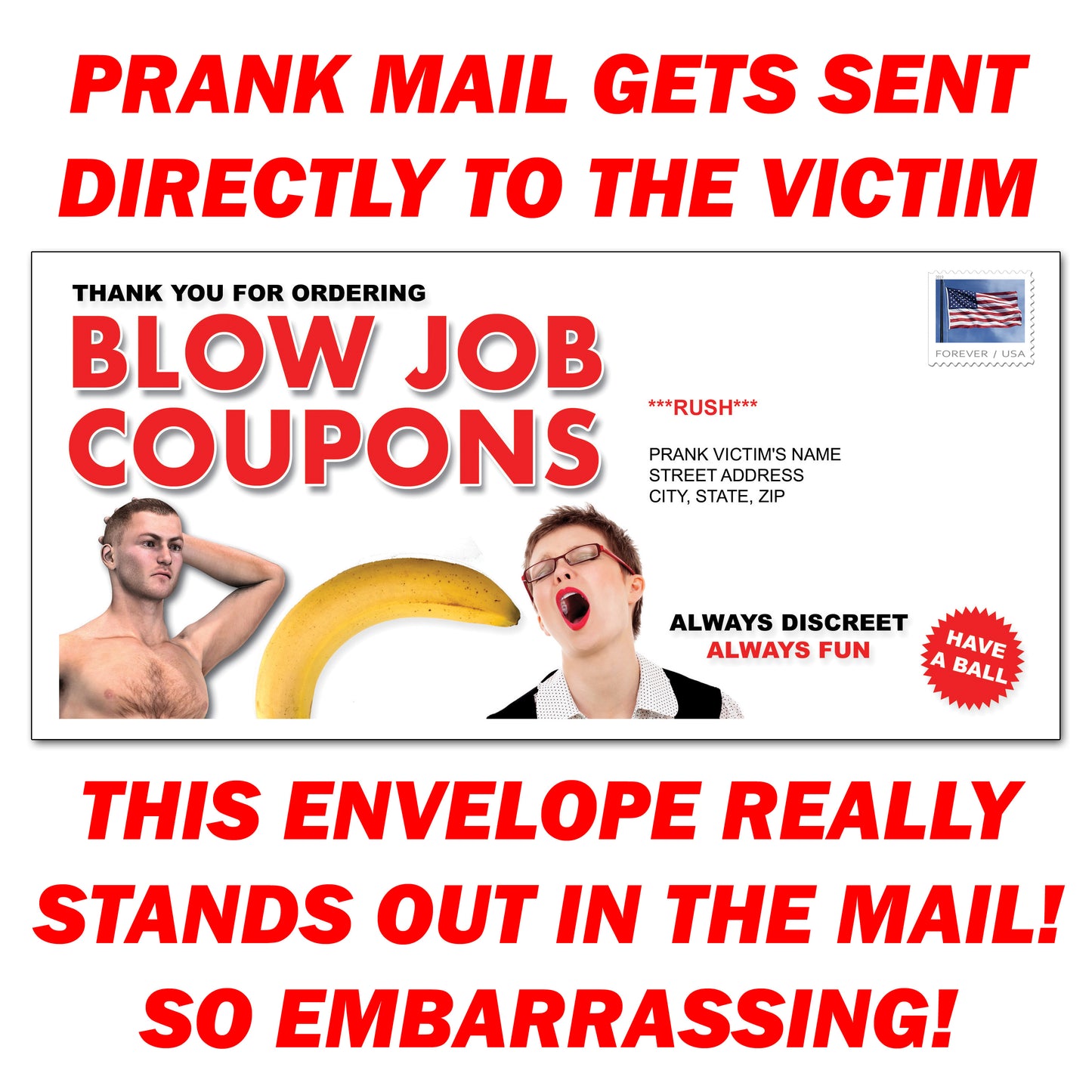 Blow Job Coupons Prank Letter