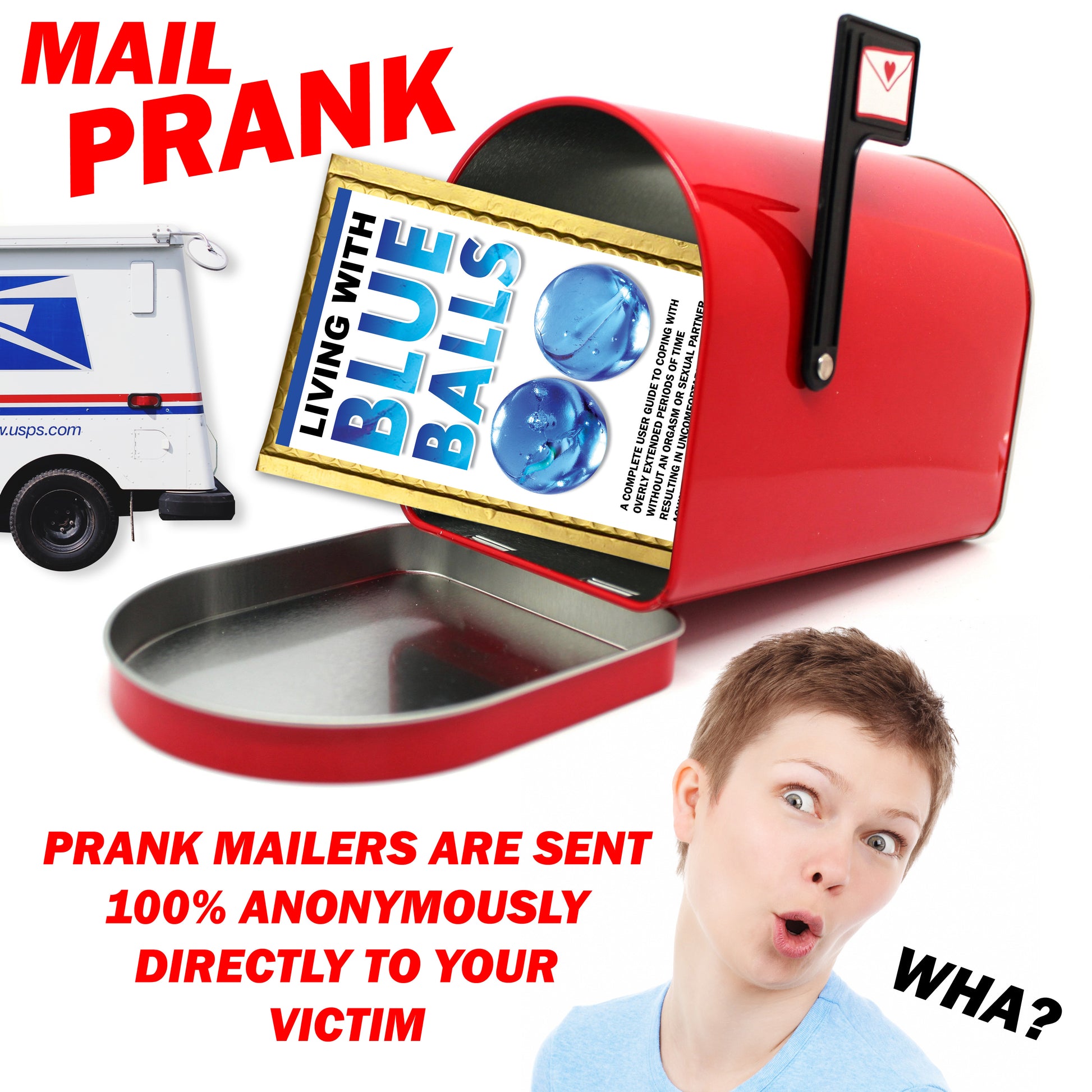 Blue Balls Prank Mail