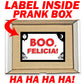 Ouija Boo Felicia Surprise Funny Prank Mail
