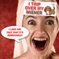 I Trip Over My Wiener - Quantity 1 Removable Bumper Sticker