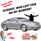 I Trip Over My Wiener - Quantity 1 Removable Bumper Sticker
