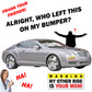 My Other Ride Is Your Mom - Quantity 1 Removable Bumper Sticker