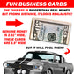 $50 Bad Parking Prank Cards Older Version 50 Pack