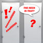 Woman Moaning Bathroom Toilet QR Code Prank Stickers!