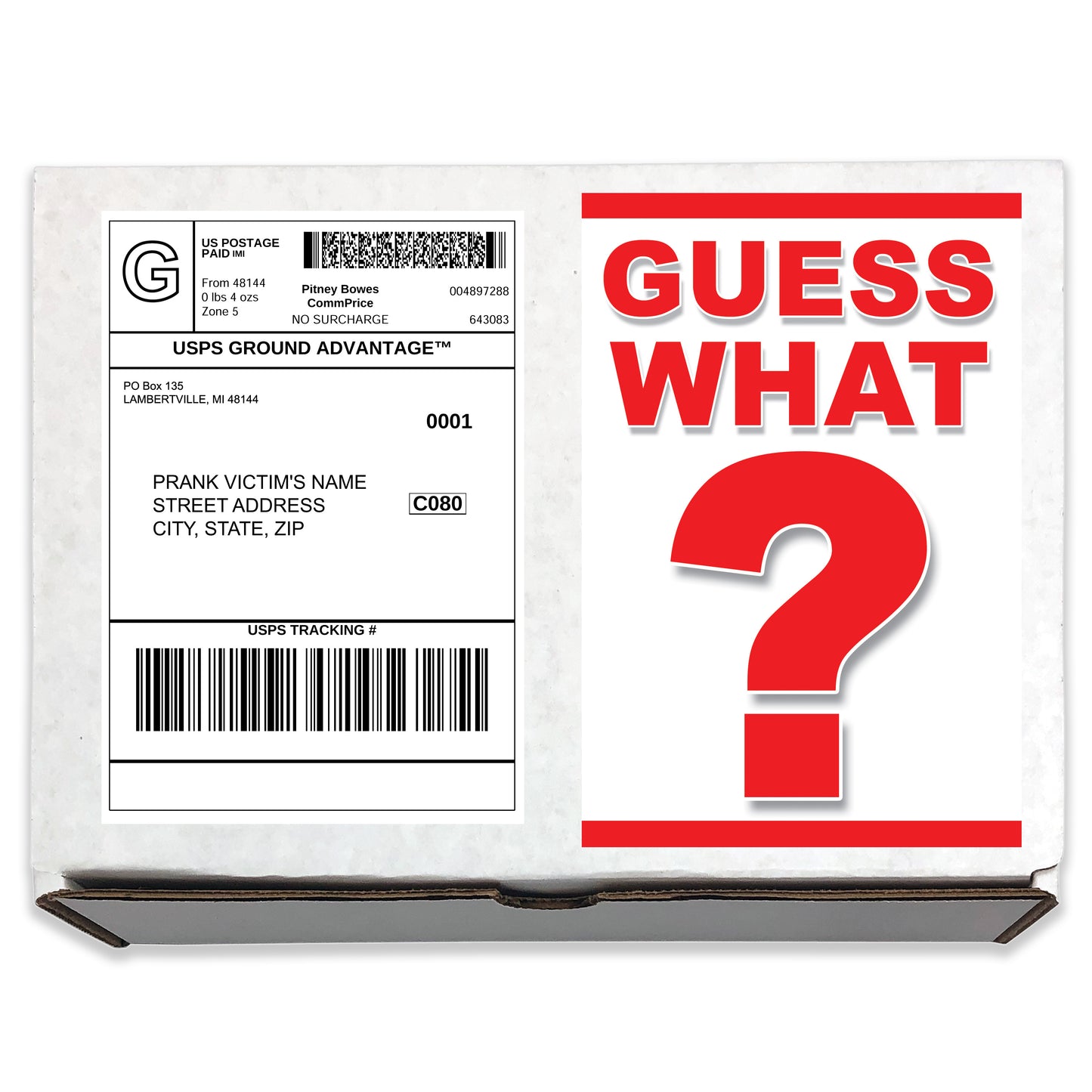 Guess What? Chicken Butt! Surprise Funny Prank Mail