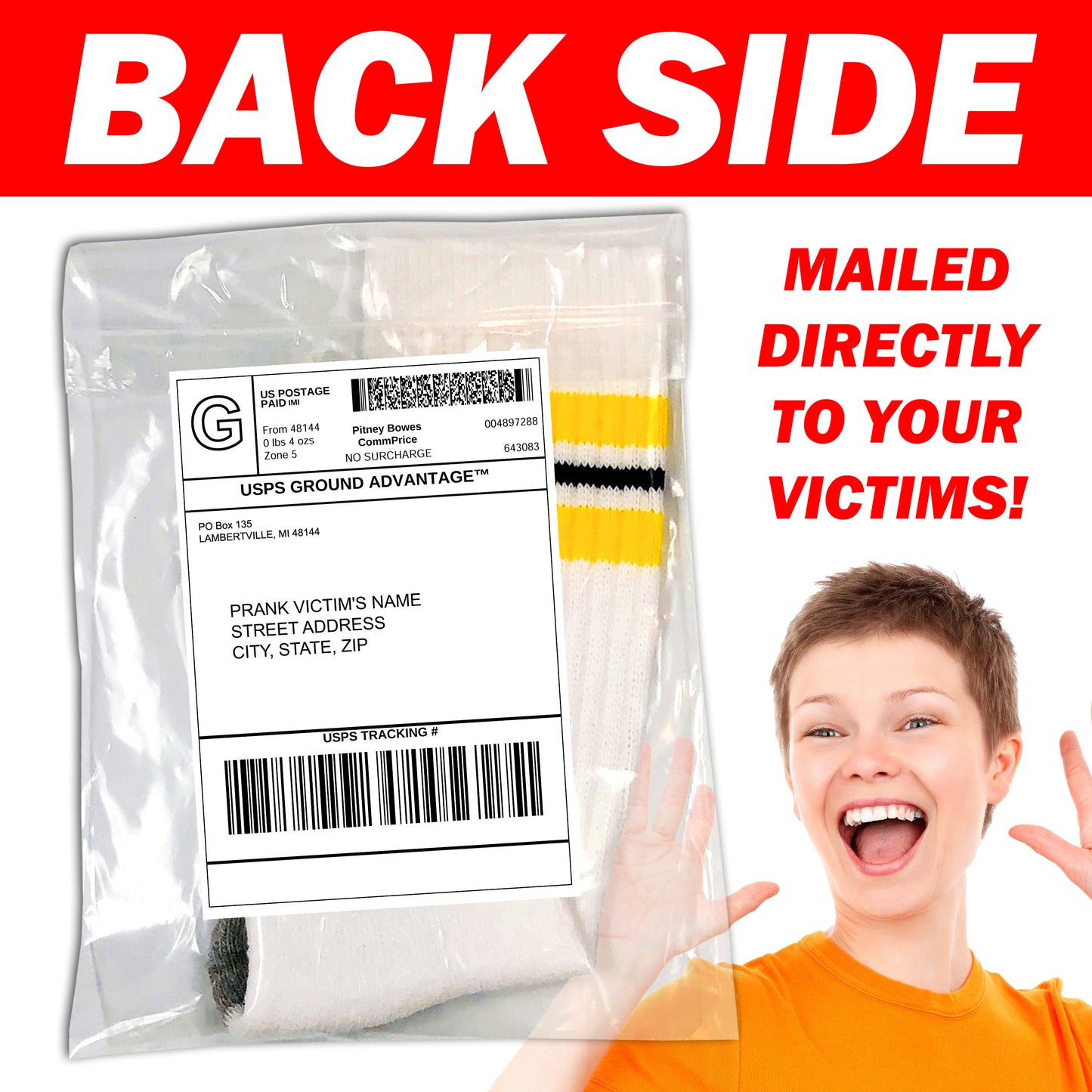 Wank Sock Prank Mail