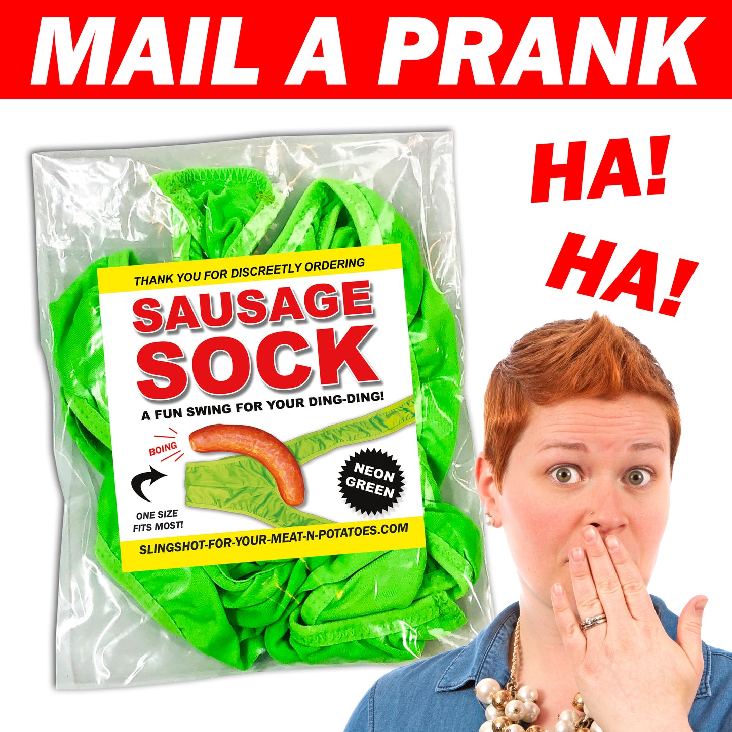 Sausage Sock Prank Mail