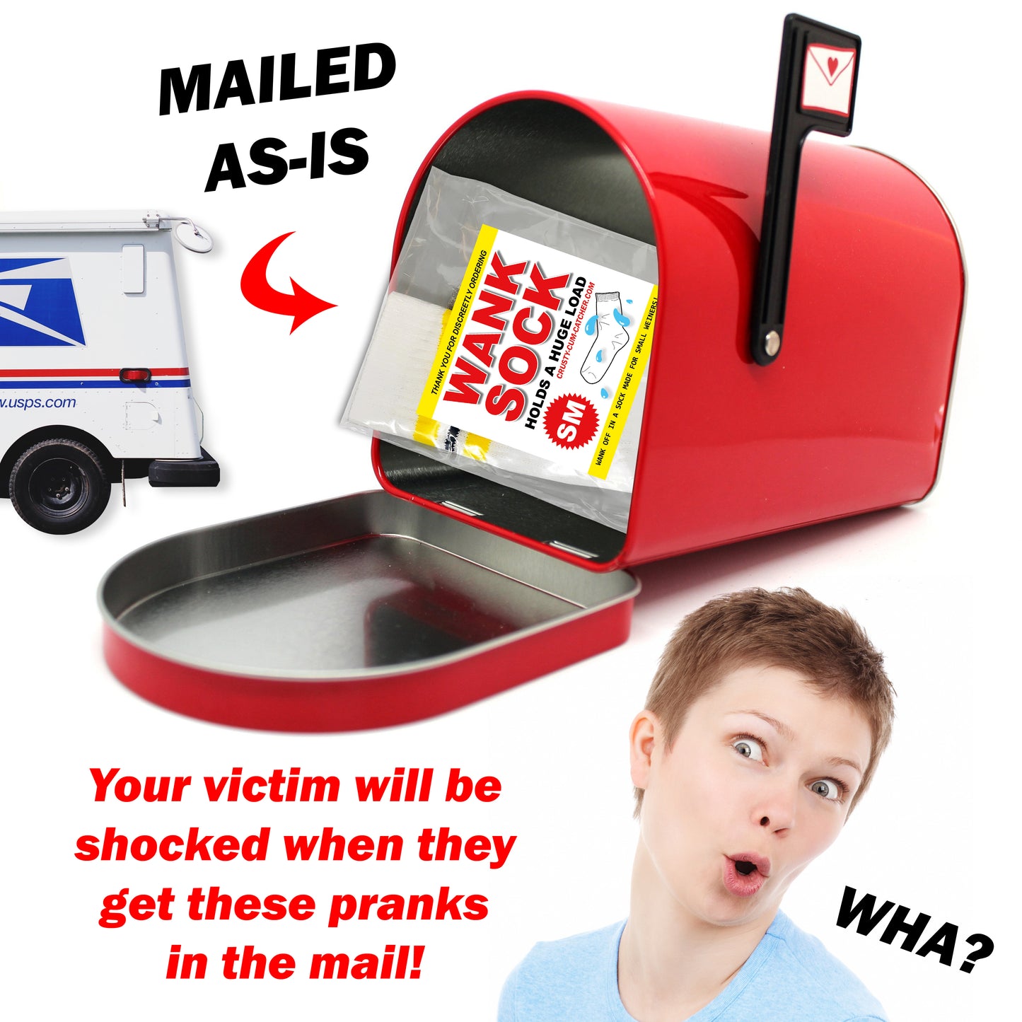 Wank Sock Prank Mail