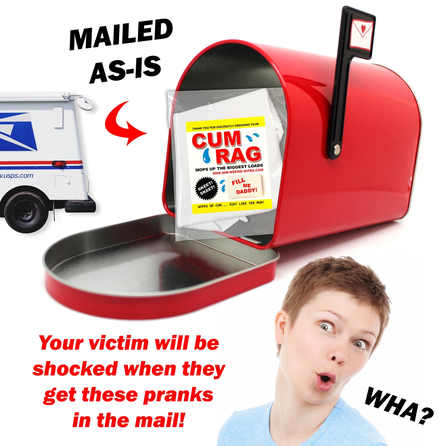Cum Rag Prank Mail