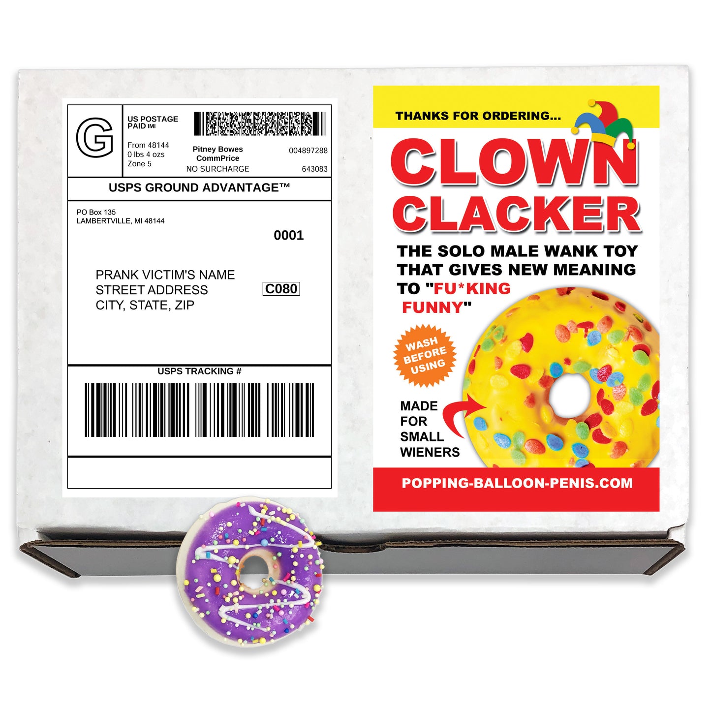 Clown Clacker Prank Mail