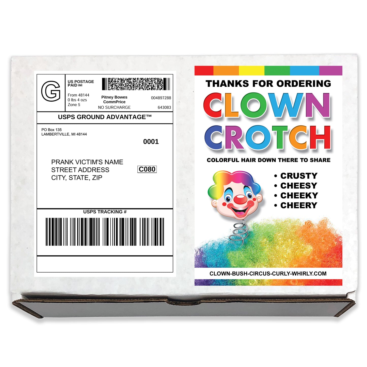 Clown Crotch Prank Box
