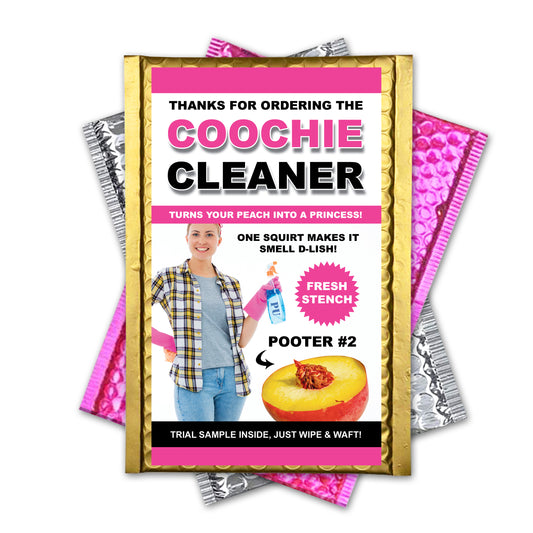 Coochie Cleaner Prank Bubble Mailer