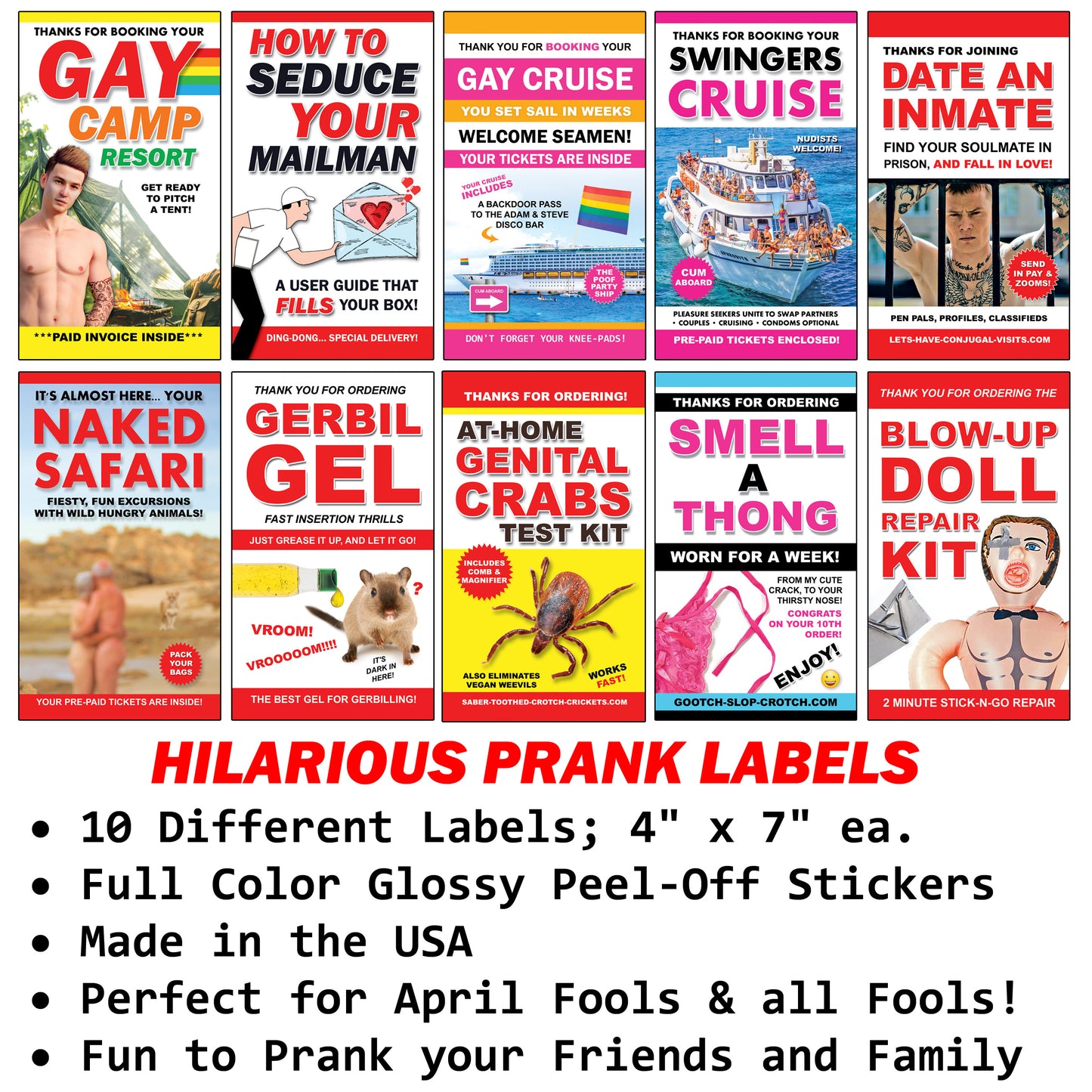 10 Funny DIY Prank Labels!