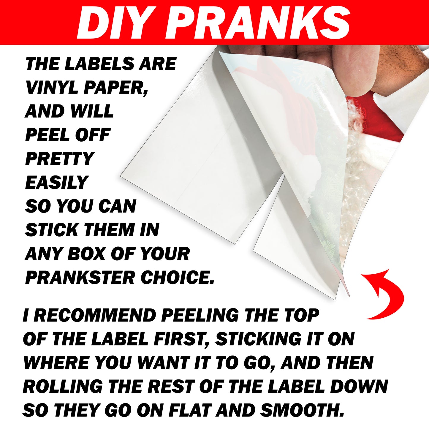 12 Santa Claus Middle Finger Christmas Prank Stickers for DIY Christmas Cheer!