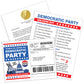 Democratic Party Prank Welcome Gift Mailer