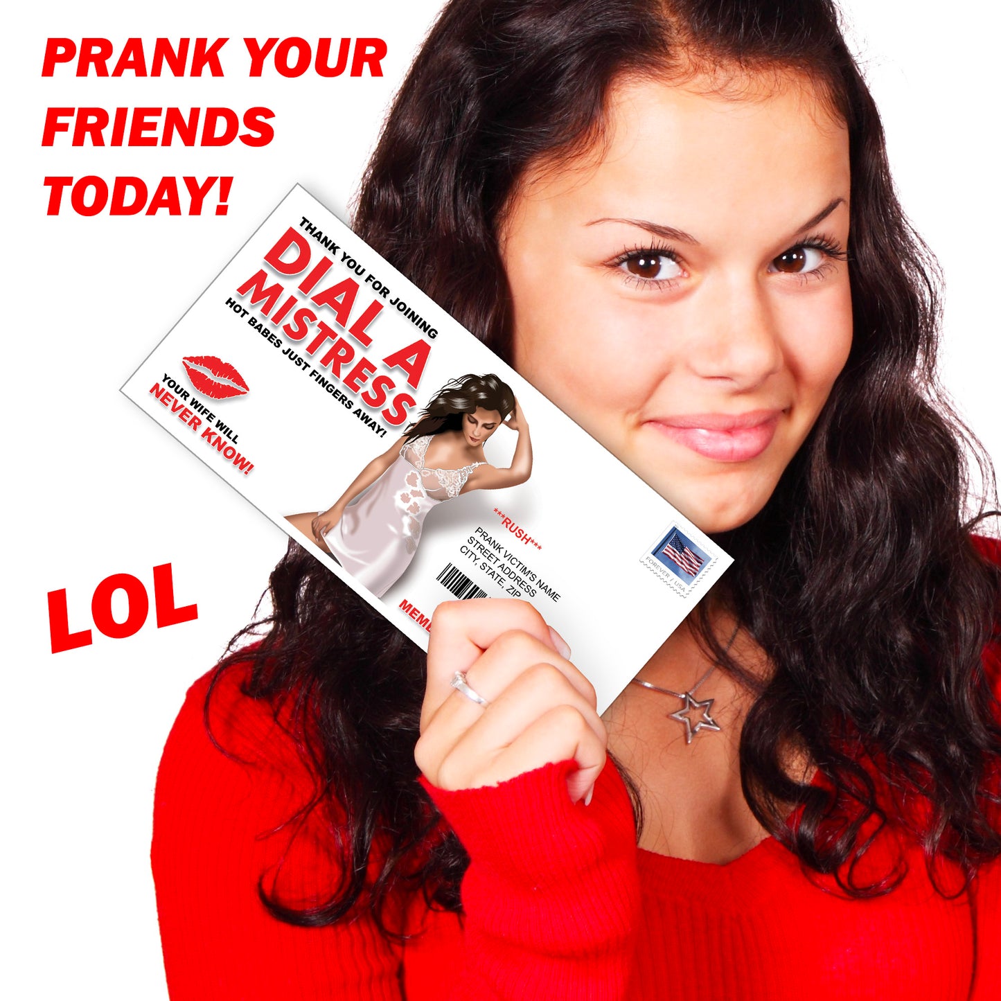 Dial A Mistress Anonymous Mail Prank Letter