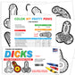 Dick Coloring Pages Mail Prank Gag