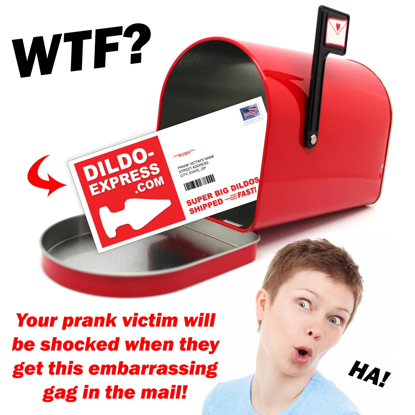 Dildo Express Joke Mail Prank Letter