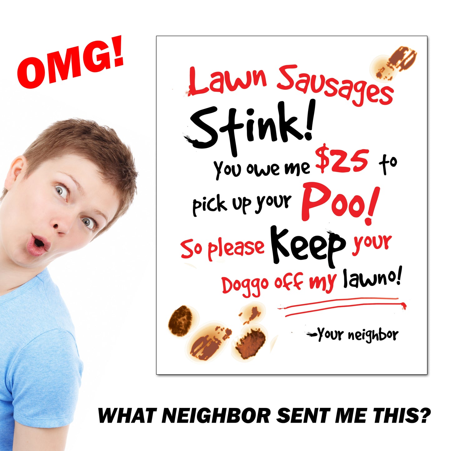 Your Dog Pooped in our Yard - Dog Owners Mail Prank Letter