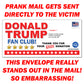 Prank Mail Donald Trump Fan Club Fake Donation Letter