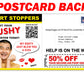 Fart Stoppers Oversized Postcard Prank Mail