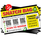 Snatch Bag Fake Lotto Tickets Prank Cards Postcards