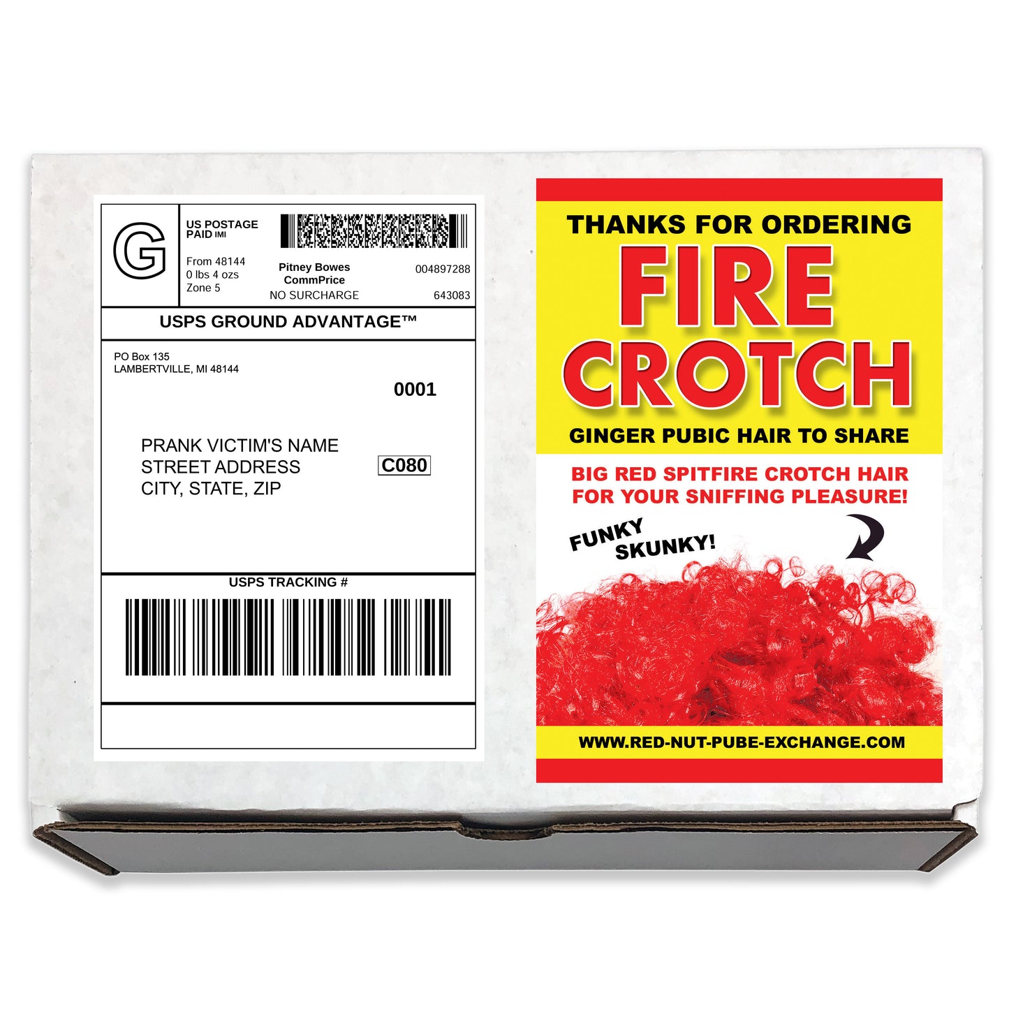 Fire Crotch Prank Mail