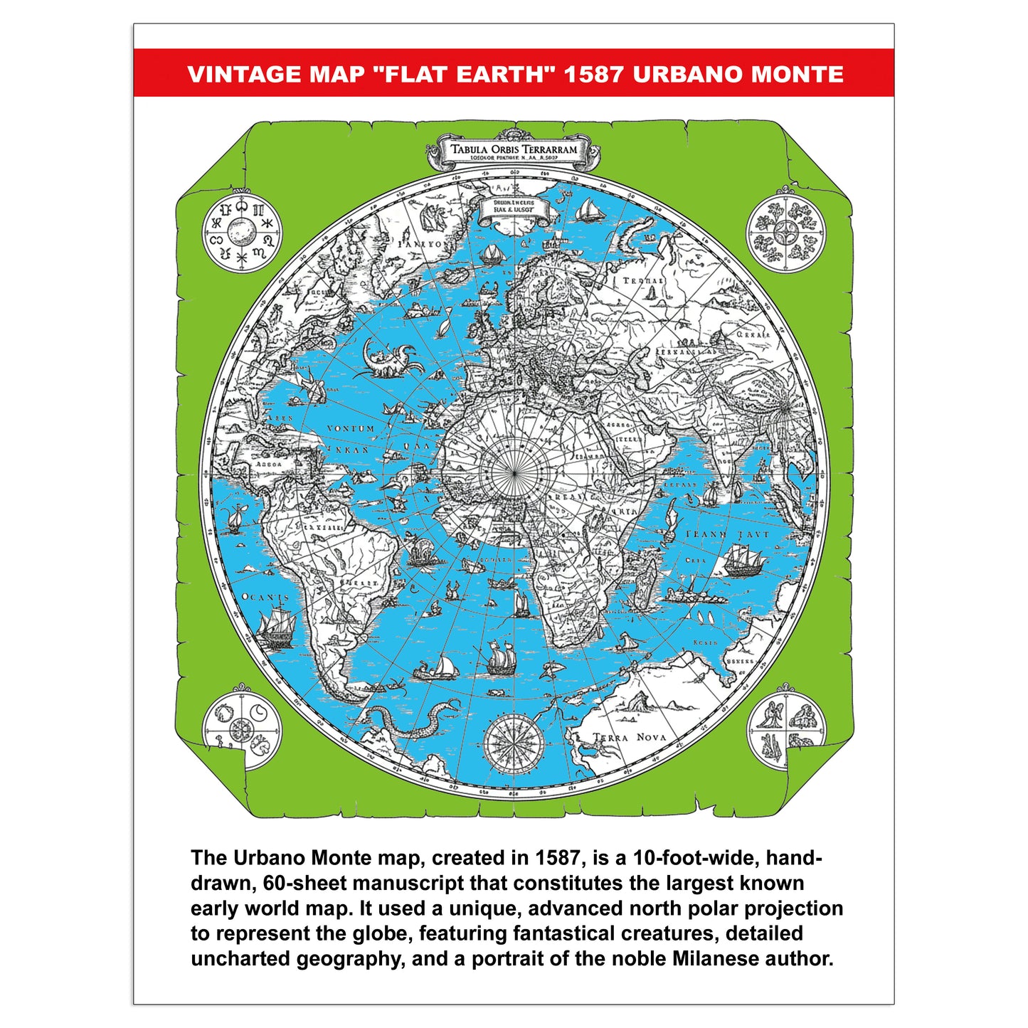 Flat Earth Fake Document Prank Mail