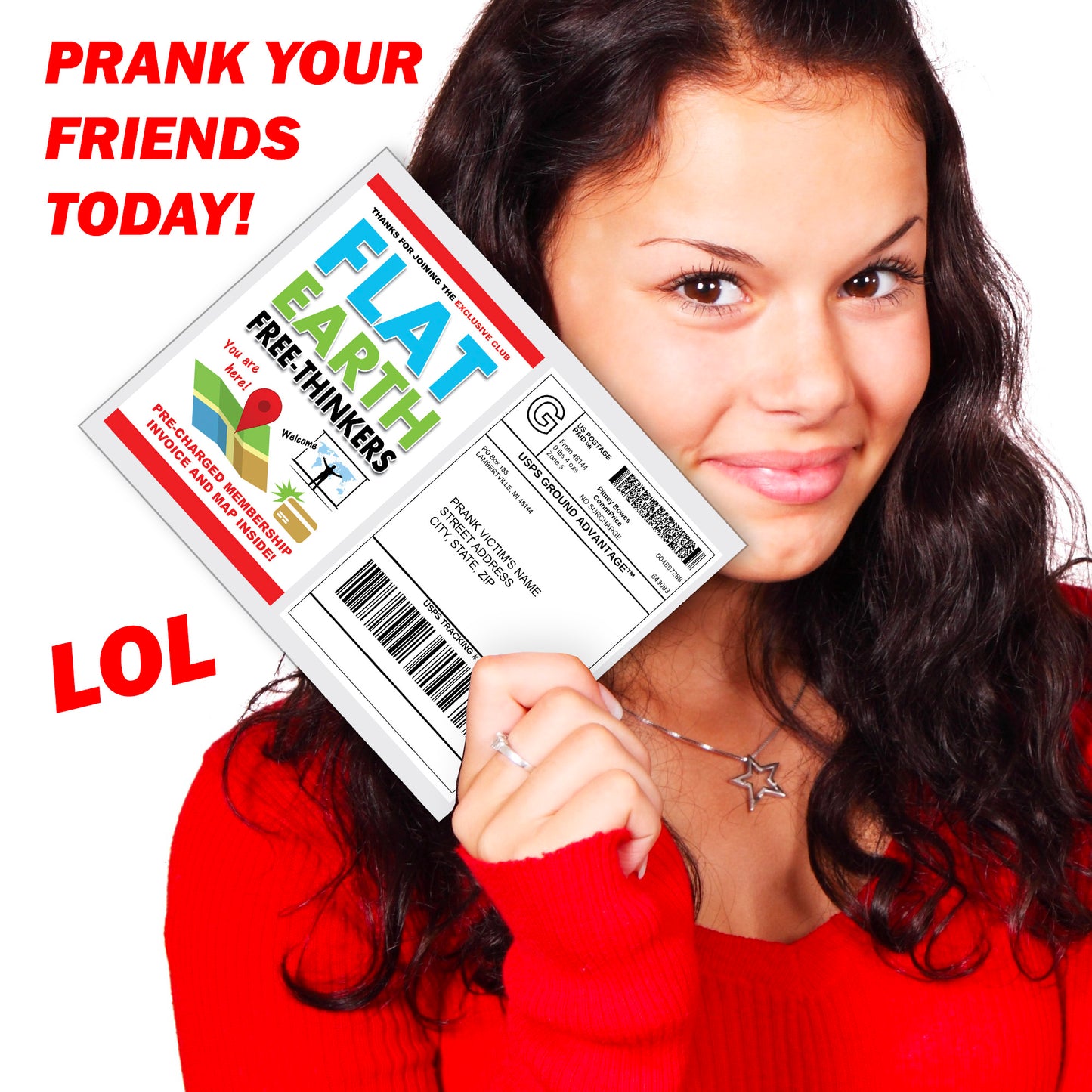 Flat Earth Fake Document Prank Mail