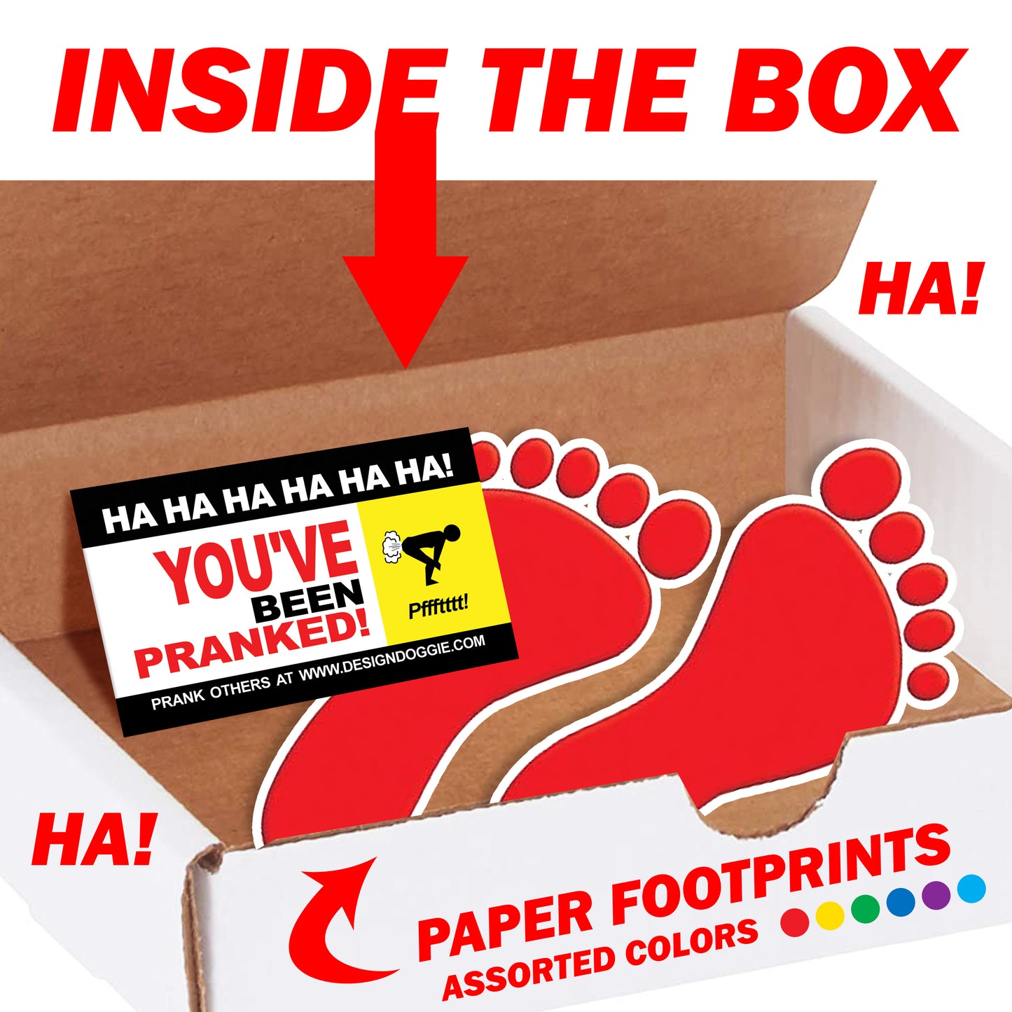 Foot Fetish Prank Mailer Gag Gift
