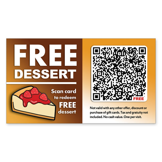 Prank Farting Free Dessert Cards: Hilarious Gag, 50 Qty