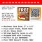 Prank Farting Free Dessert Cards: Hilarious Gag, 50 Qty