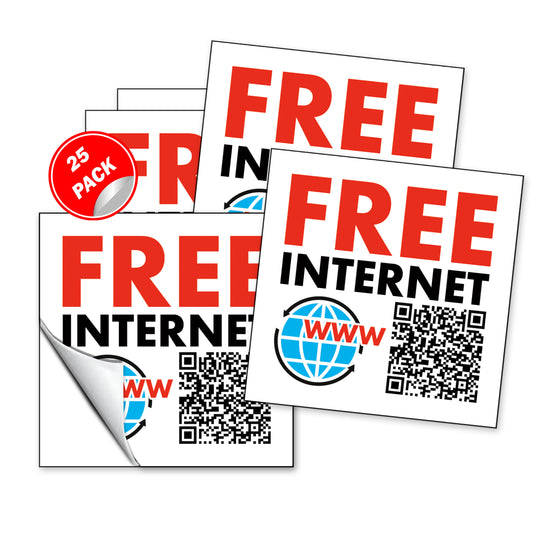 Funny Farting Chicken Free Internet Prank Stickers - 25 QTY
