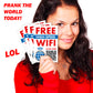 Wifi Gorilla Middle Finger QR Code Prank Stickers - 15 QTY