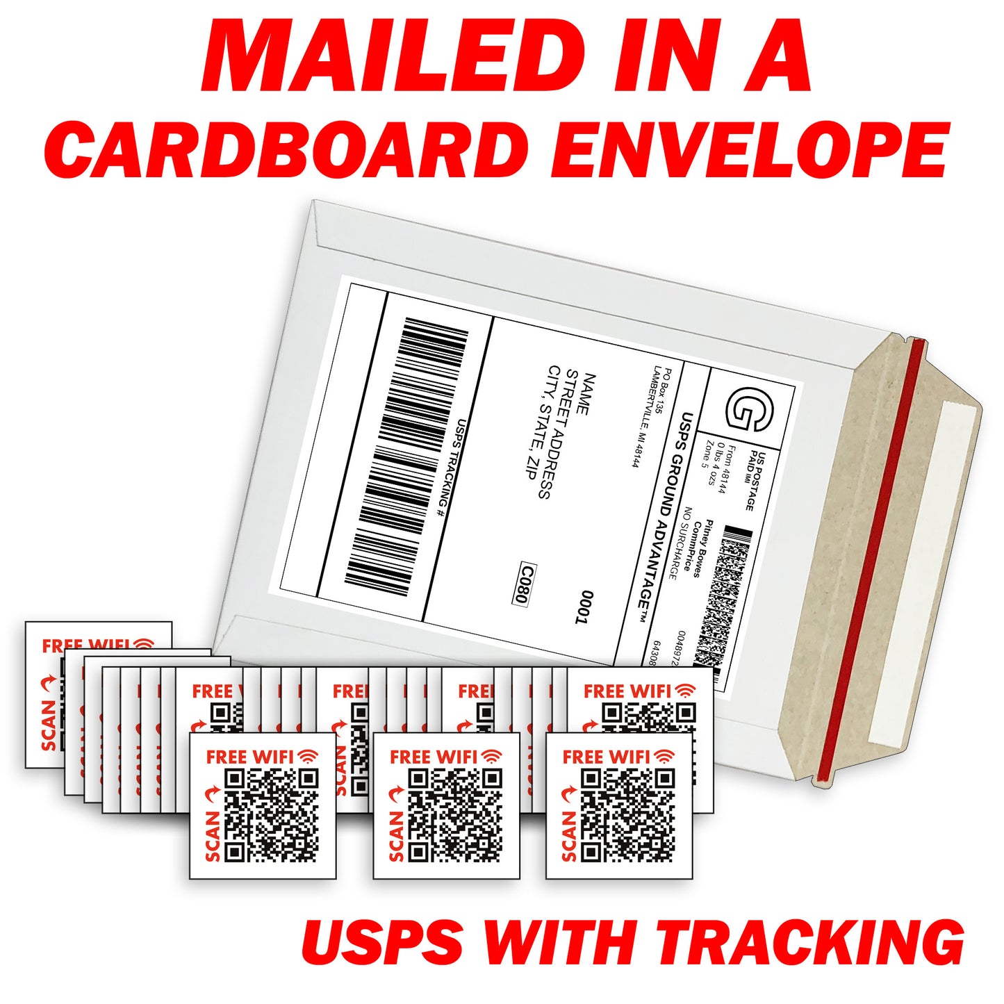 25 QTY Woman Orgasm QR Code Prank Wifi Stickers!