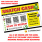 Embarrassing Snatch Cash Fake Prank Prize Cards / Postcards - Endless Laughter - Set of 12