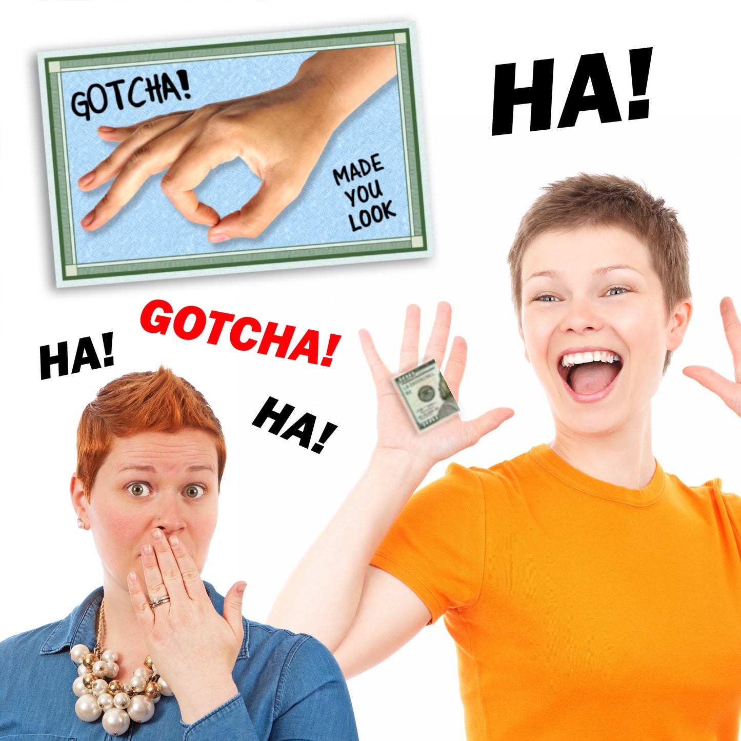 GOTCHA! Made You Look Fake Prank 100 Dollar Bills Money! 50 Qty! Troll Everyone!