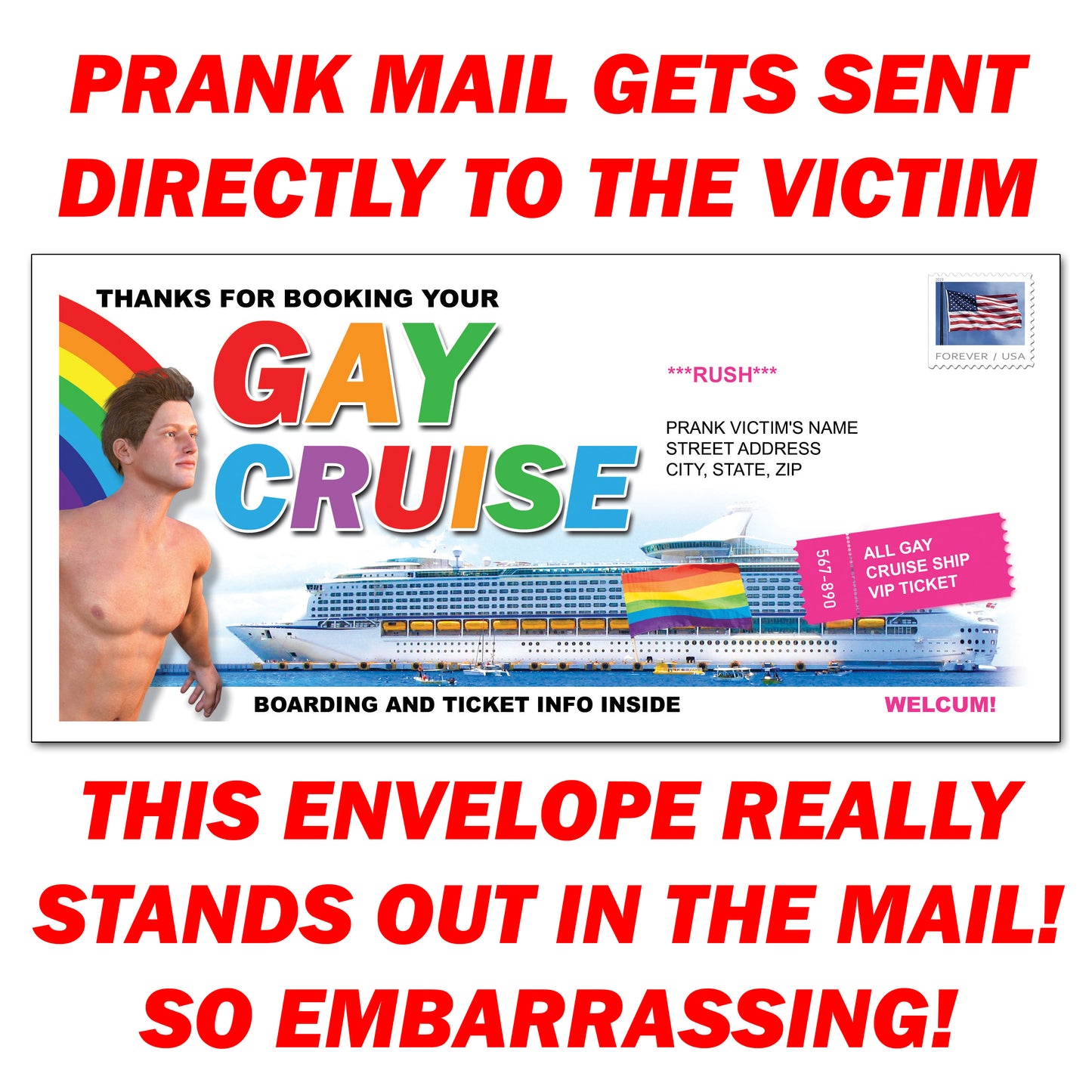 Prank Mail Gay Cruise Prank Letter