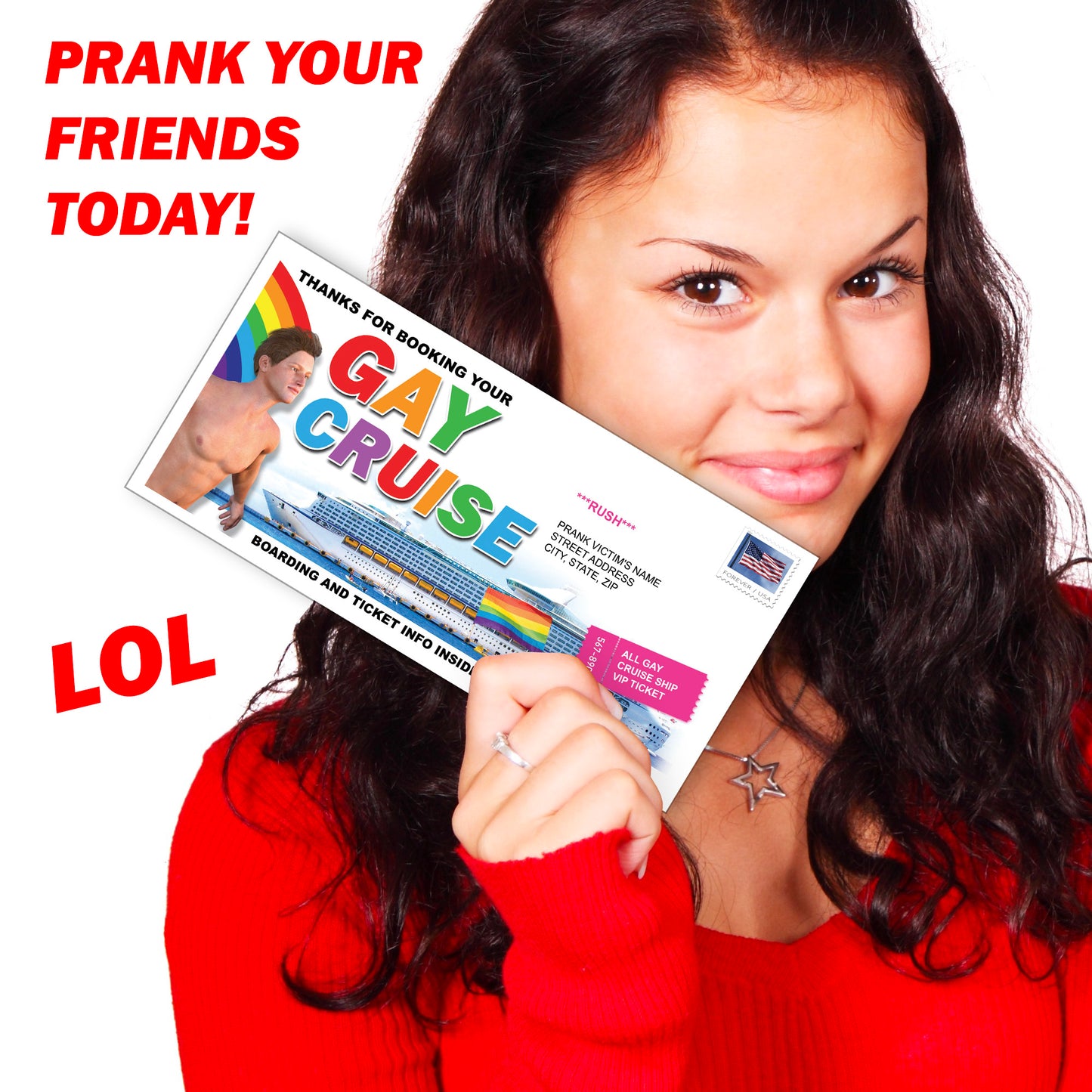 Prank Mail Gay Cruise Prank Letter