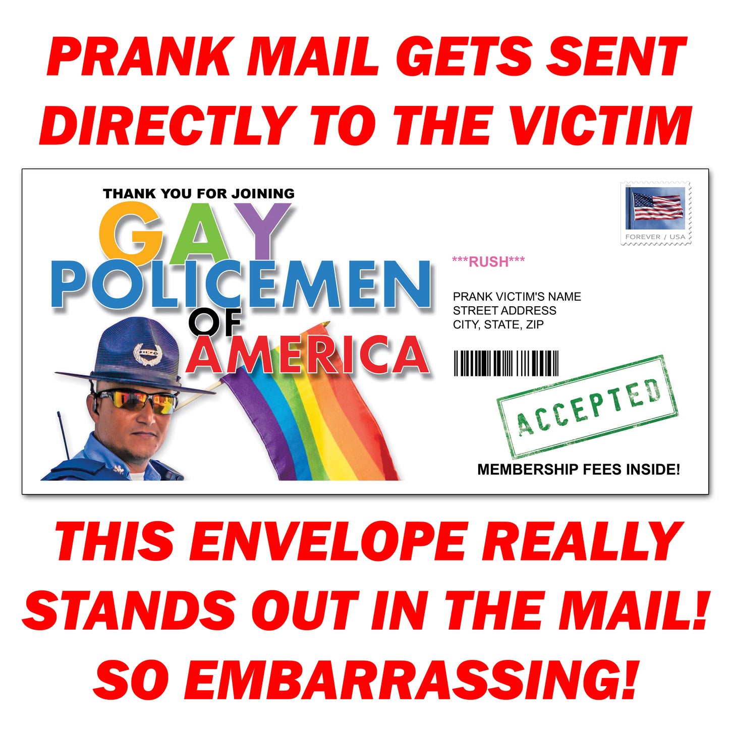 Gay Policemen of America Prank Letter
